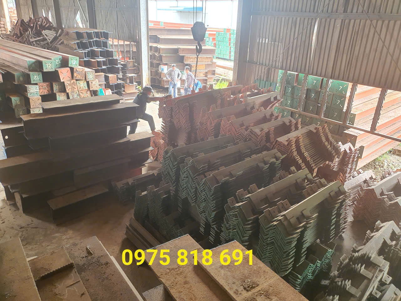 phế liệu tại công trình quận 9