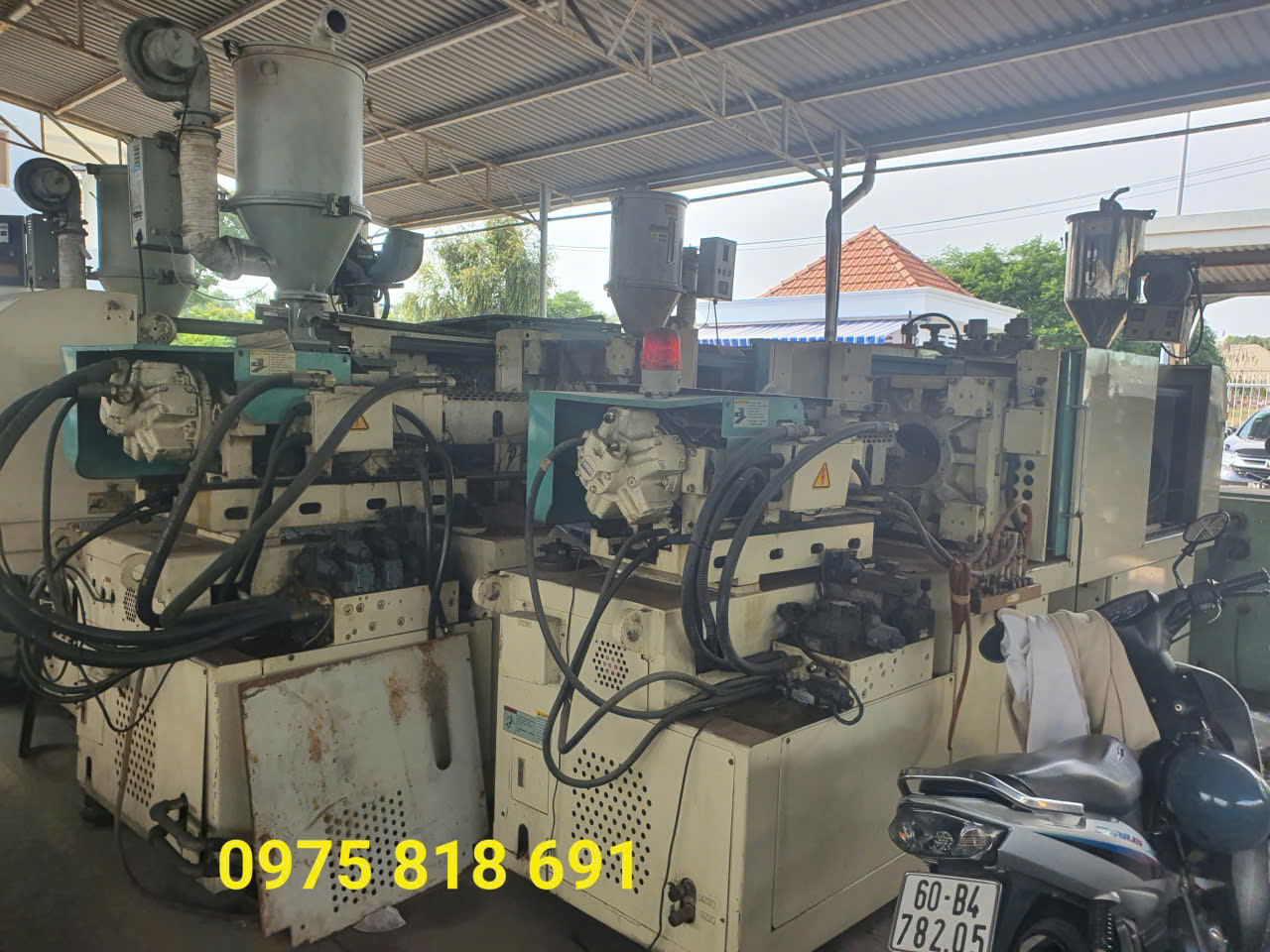 thanh lý máy ép nhựa cũ 